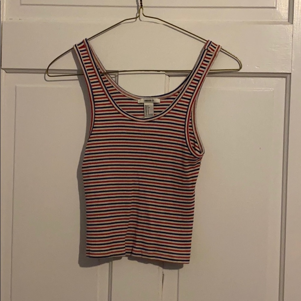 Forever 21 striped tank top